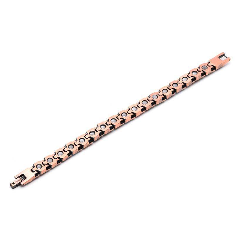 Adjustable Magnetic Turquoise Nail Design Alloy Bracelet Women Fashion OL Style Geometric Ring Shape Jewelry