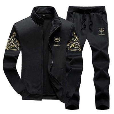 Men Tracksuit Sporting Suit Autumn Winter Men Sweatshirt Set 2 Piece Mens Sportswear+pants