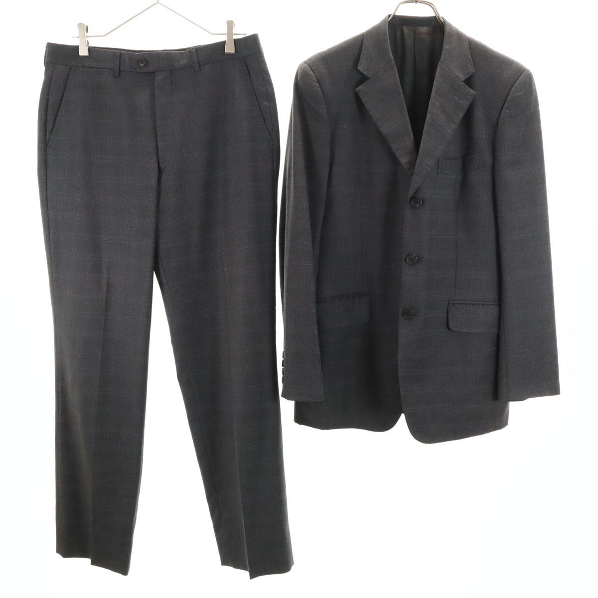 

Paul Smith LONDON made in Japan Check Pattern FRATELLI TALLIA DI DELFINO fabric Super120 s suit Setup Men s Used