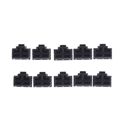 10 szt. czarny Ethernet Hub Port Rj45 Osłona przeciwpyłowa Ochraniacz wtyczki