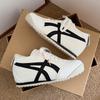 Increase the height of German training shoes for women 2025 new spring leather retro versatile flat white shoes casual sports Forrest Gump shoes