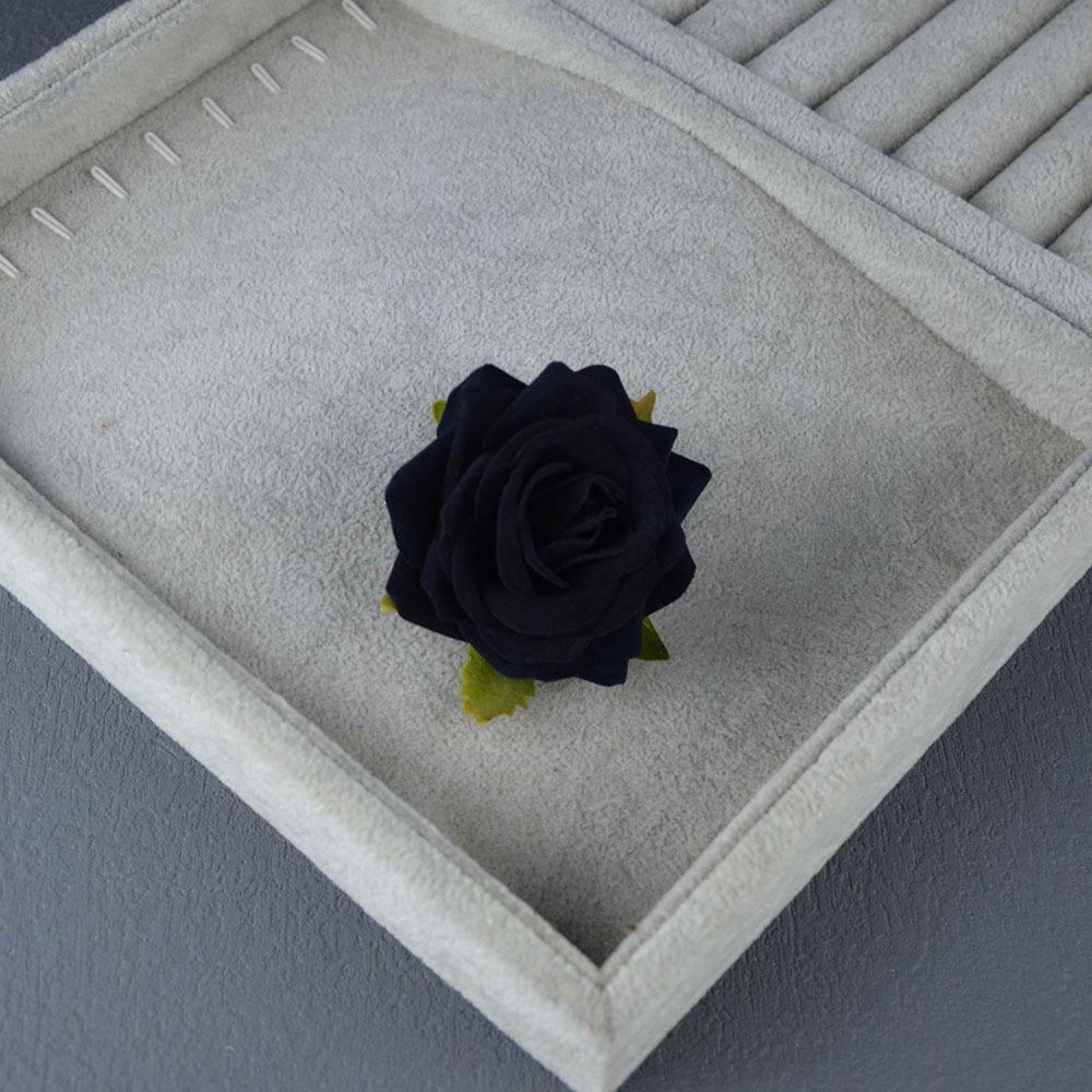 Barrette latérale rose rouge vintage pour spectacles de danse