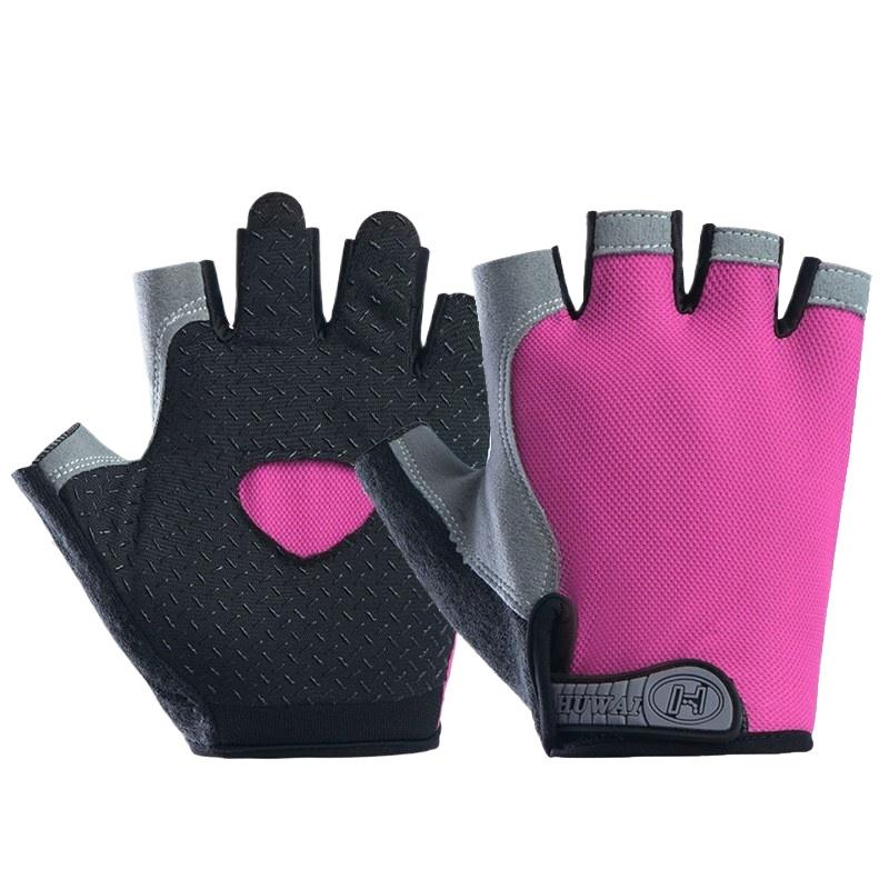 Cycling Motorcycle Gloves for Men Women Breathable Anti-slip Fitness Gym Gloves MTB Bicycle Gloves Summer Sport Fingerless Glove