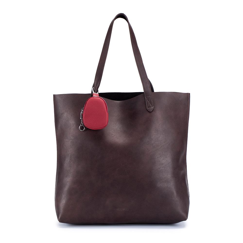 New mini change bag multi-function key storage bag universal earphone bag first layer cowhide small wallet