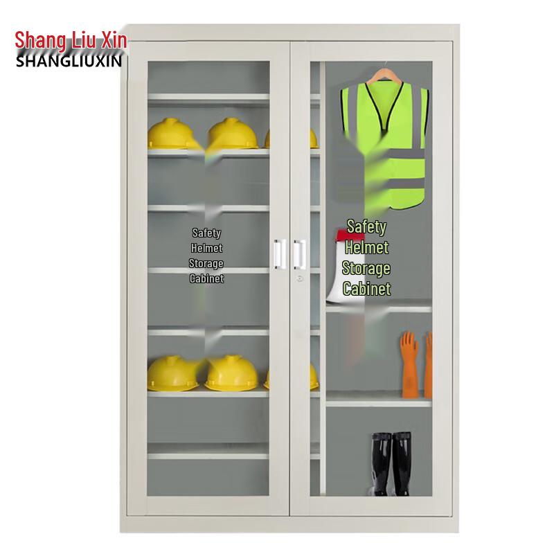 Industrial Steel Safety Helmet Storage Cabinet