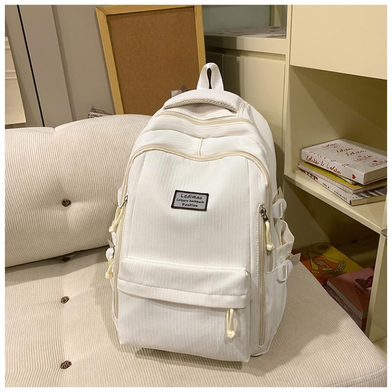 School Bag New High Value Fresh Sweet Candy Color Backpack Junior High School Students Lightweight Travel Backpack