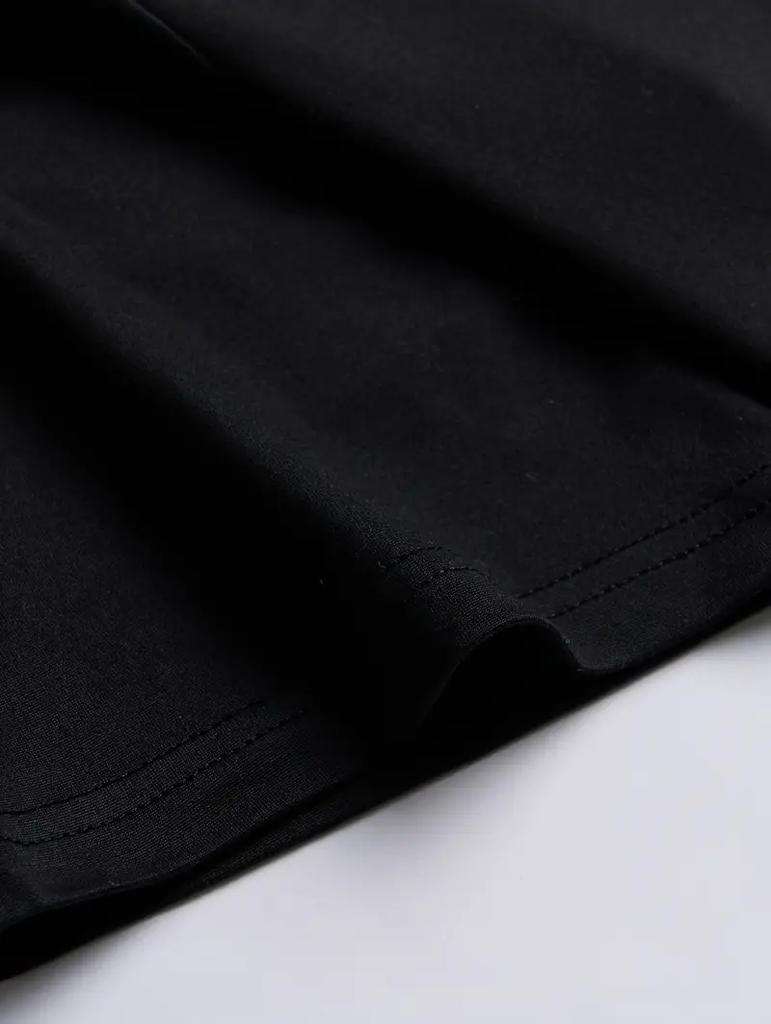 Pánské trendy kontrastní tričko – letní prodyšné pohodlí – stylové běžné nošení s barevnými detaily – krátký rukáv, ideální pro každodenní styl