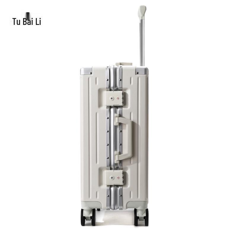 TOBERLIR Aluminum Frame Hardside Spinner Suitcase
