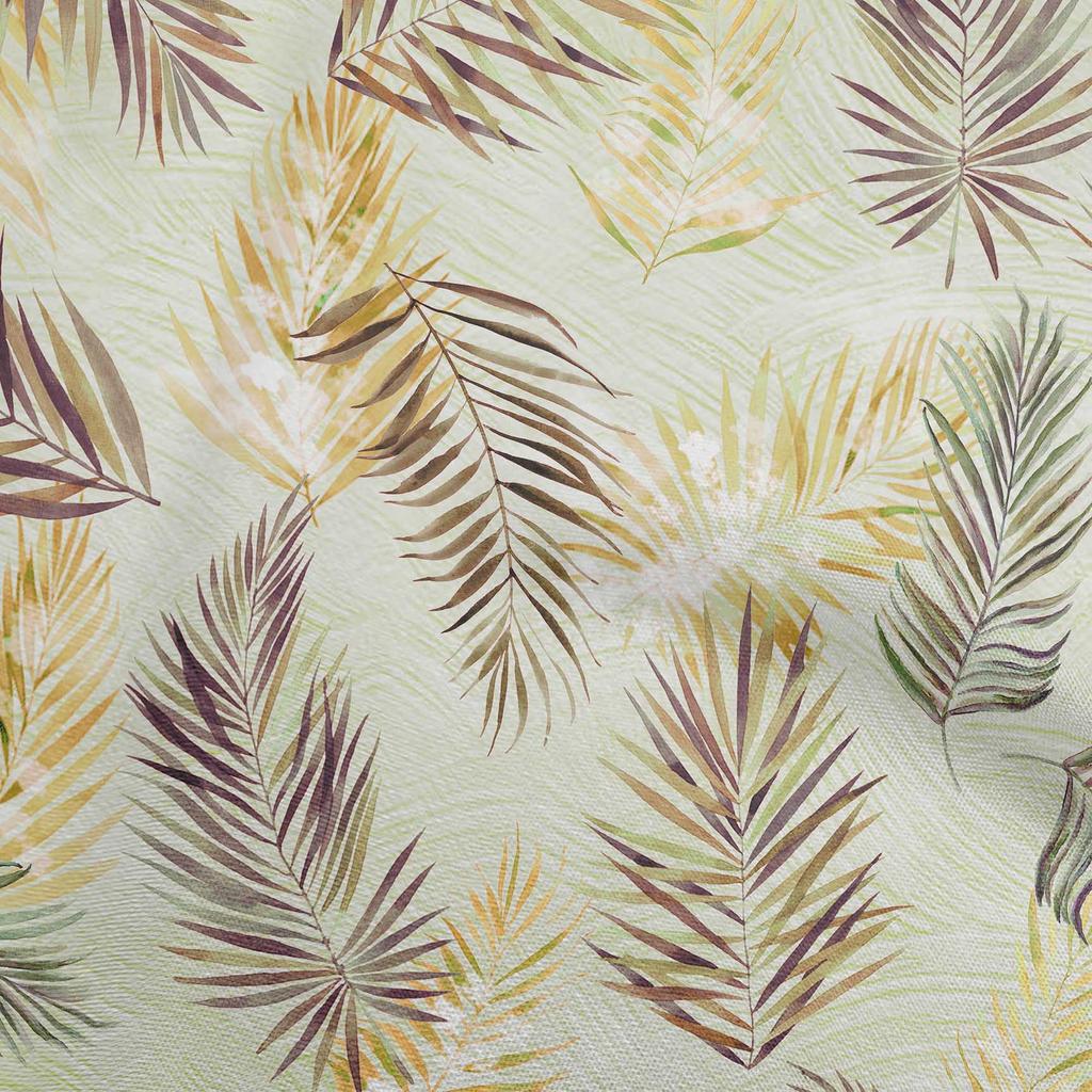 oneOone Cotton Flex Green Fabric Tropical Leaf Quilting Supplies Print Sewing Fabric By The Yard 40 Inch