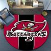 Tampa Bay Buccaneers Logo Round Rug for Livingroom,Bedroom, Palyroom, Chair Rug, Area Rug, Circle Carpet, Large Size Fan Christmas Gift