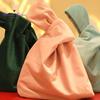 Frauen Samt Handgelenk Handtasche Knoten Kleine Mode Make-Up Geld Karte Lagerung Beutel