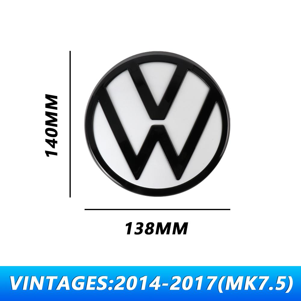 1pc Original Replacement Version Car Front Grille Emblem SS7 Cover/Rear Trunk Lid Badge For VW GOLF 7.5 2018-2021 MK7 2014-2017