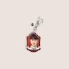 BTS Vintage Frame Acrylic Keychain, Bangtan Boys Photo Keyring with Member Name Banner, Kpop Idol Bag Pendant for ARMY Fans