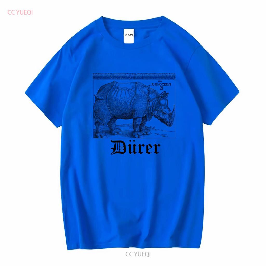 Albrecht Dürer Durer Rhino Classic T Shirt vintage Washed Soft streetwear fashion designer clothes graphic Breathable Slightly