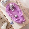 Foldable Portable Crib Bionic Baby Bed - Washable & Compressible for Newborns