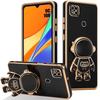 Vāciņš - Xiaomi - Redmi 9C/10A - Triecienizturīga Aizsardzība - Īpaši Plāns - 3D Astronauta Statīvs