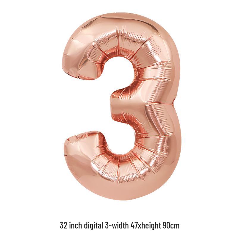 32-Inch White Number '40' Birthday Balloon, Aluminum Foil Party Decoration Prop