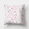 Pink Flamingo Flower Print Decorative Cushions Pillowcase Polyester Cushion Cover Throw Sofa Decoration Pillowcover