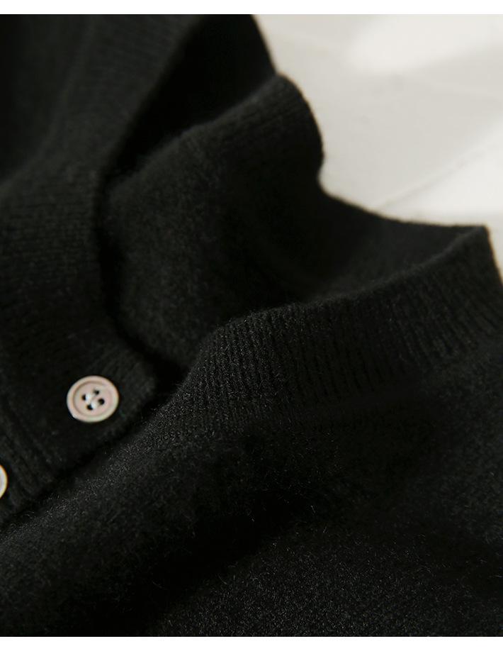 2024 Autumn Women's Round Neck Buttoned Knit Cardigan: European & American Style