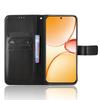 Für Realme C85 Pro 4G Leder Wallet Hülle mit Band Diamantstruktur Handyhülle