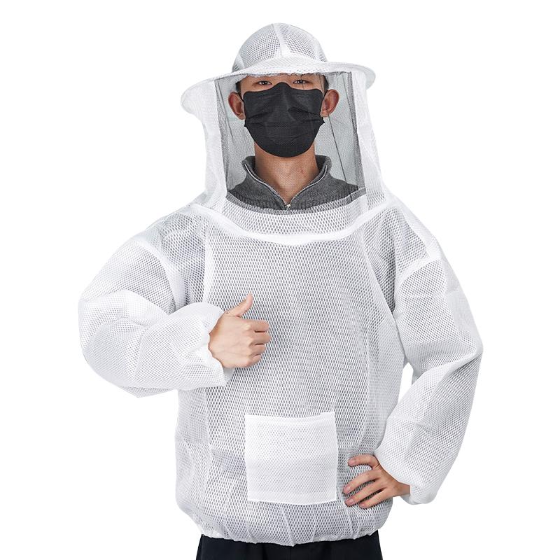 1set Beekeeping Apiculture Clothes Professional Beekeepers Clothes Protection Beekeeping Suit Veil Dress With Hat Equip Suit