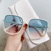 New Oversized Rectangle Sunglasses Women's Fashion Square Sun Glasses Men's Classic Vintage Eyewear UV400