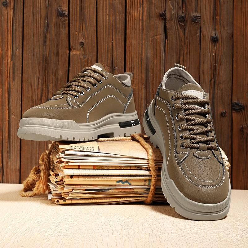 

Spring new casual shoes outdoor tooling shoes versatile student men s fashion board shoes trend shoes 44 хаки