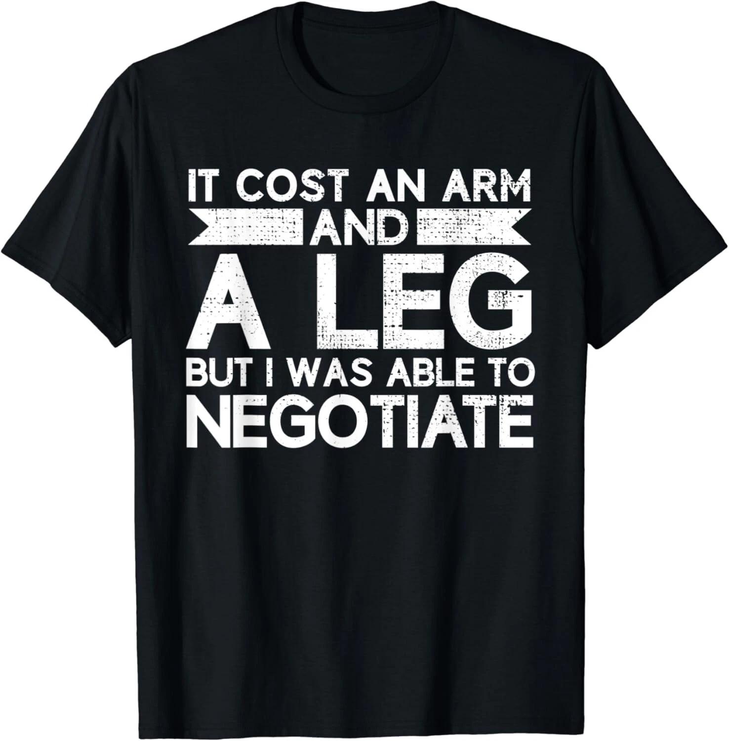 

Leg Amputee Funny Humor Amputation Support Joke Gift Unisex T-Shirt 4XL