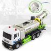 1/50 Alloy City Anti-Smog Truck Engineering Water Spray Model Children'S Vehicle With Sound Light Barrel Rotated Kids Toys Gifts