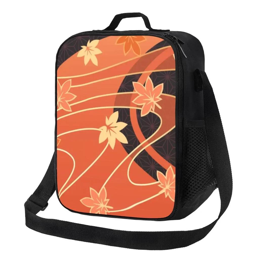 Childe Tartaglia Genshin Impact Thermal Insulated Lunch Bag Anime Game Portable Lunch Container for Kids School Children Bento
