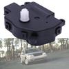 Replacement HVAC Air Door Actuator Motor with Part Number 4F2Z19E616GA, Injection-Molded ABS Housing, and Circular-Hole Mounting Points