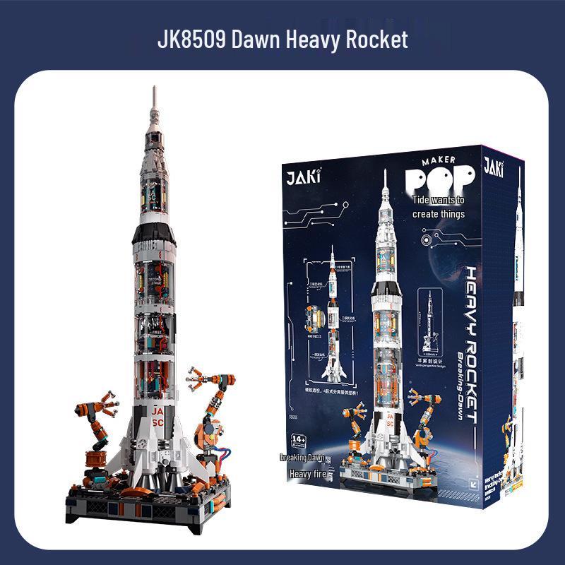 Dawn Space Shuttle Astronaut Model Building Blocks - Compatible with Lego