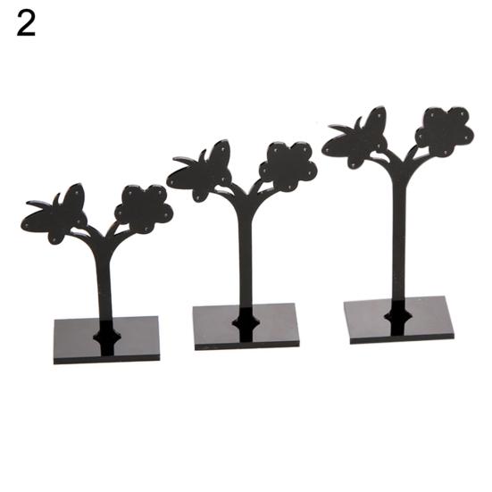 3Pcs Crotch Earring Ear Studs Jewelry Rack Display Stand Storage Hanger Holder