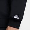 Nike SB Skate Fleece Crewneck Sweatshirt Unisex Black White HQ3038-010