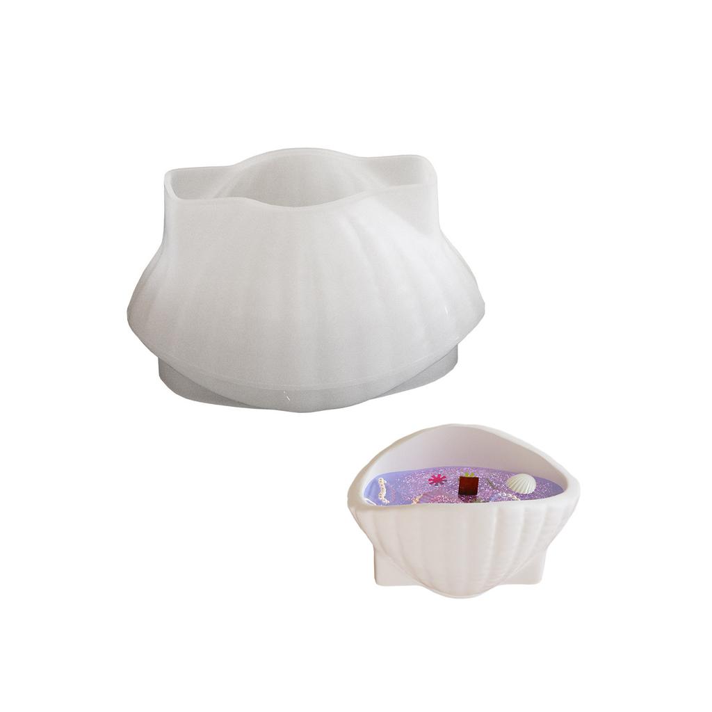 Conch Mould Silicone Tray for Epoxy Resin Castes Sea Snail Jewelry Plate Candle Holder Art Craft Home Decoration