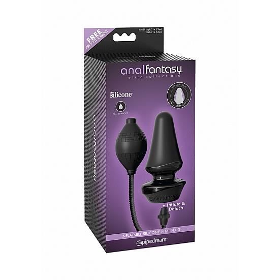 Plug anal - Anal Fantasy - Noir - Silicone - Rechargeable - Ultra-hygiénique