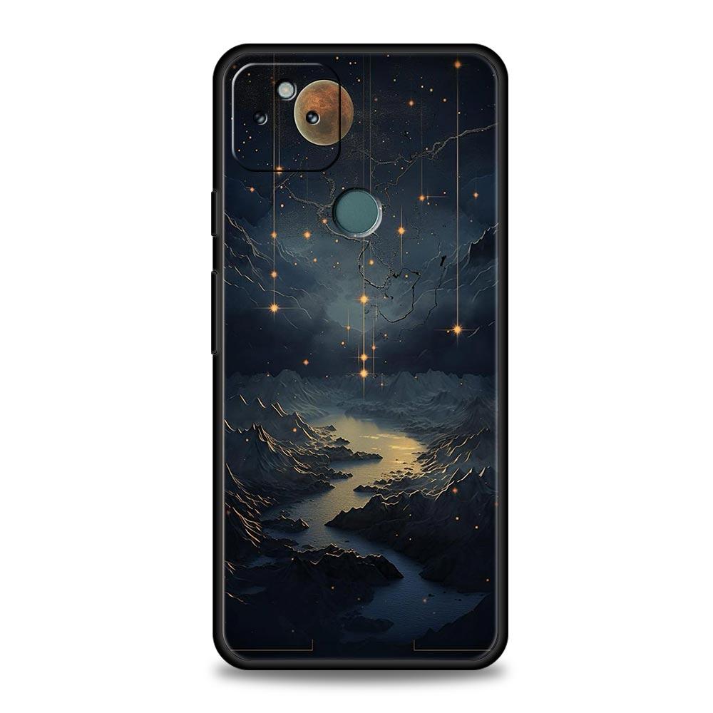 Fashion Starry Sky Stars Phone Case Cover for Google Pixel 10 9 8 7 6 9A 8A 7A 6A Pro Shockproof Soft TPU 9 Pro XL Shell Capas