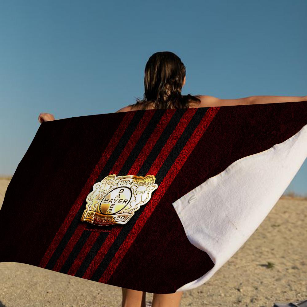 B-Bayer L-Leverkusen Microfiber Printed Beach Towel Mountain Climbing Yoga Beach Swimming Running Absorbent Soft Towel