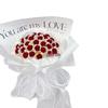 Handmade Red Velvet Rose DIY Bridesmaid Bouquet Kit - 520 Gift for Girlfriend, Teacher's Day, and Creative Occasion - Plastic G7