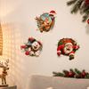 Christmas Broken Wall Combo Window Sticker Self Adhesive 3D Funny Shop Showcase Glass Decal Festive Decor