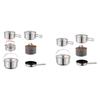 Camping Cookware Kit Hanging Pot Utensils Indoors Fishing Picnic Outdoor with kettle