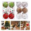 6Pcs Christmas Tree Hanging Decorations Shatterproof Christmas Ball Ornaments for Festival Porch Door New Year Birthday