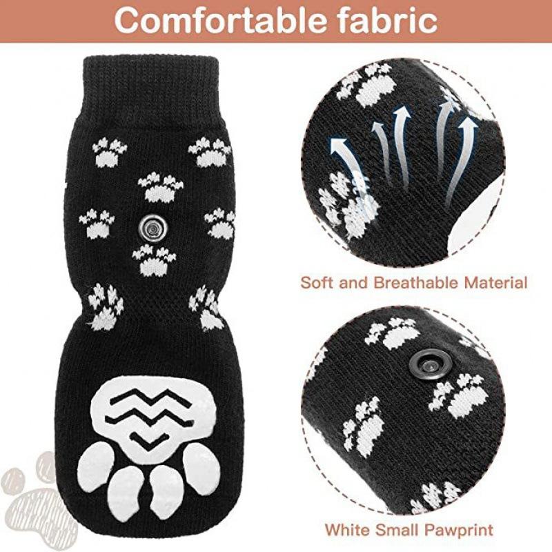 Pet Dog Shoes And Socks, Outdoor And Indoor Warm, And Non- Dog Shoes And Socks