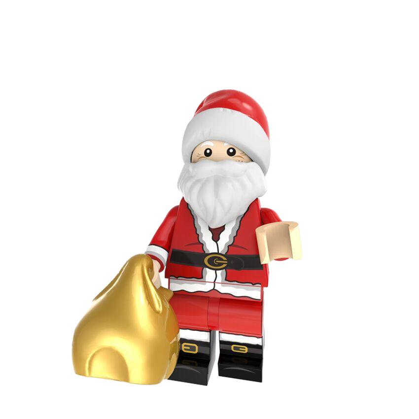 

Блоки Бог Строительства Богатства Игрушка Санта Клауса Домашнее Украшение Стола Детский Подарок Santa Claus