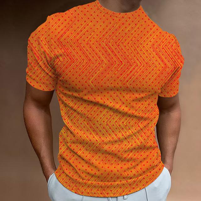

Смугаста сорочка Літня чоловіча футболка Повсякденний світшот із 3D-друком Тонкий чоловічий одяг Спортивні топи з круглим вирізом Чоловічий дешевий пуловер 3XL