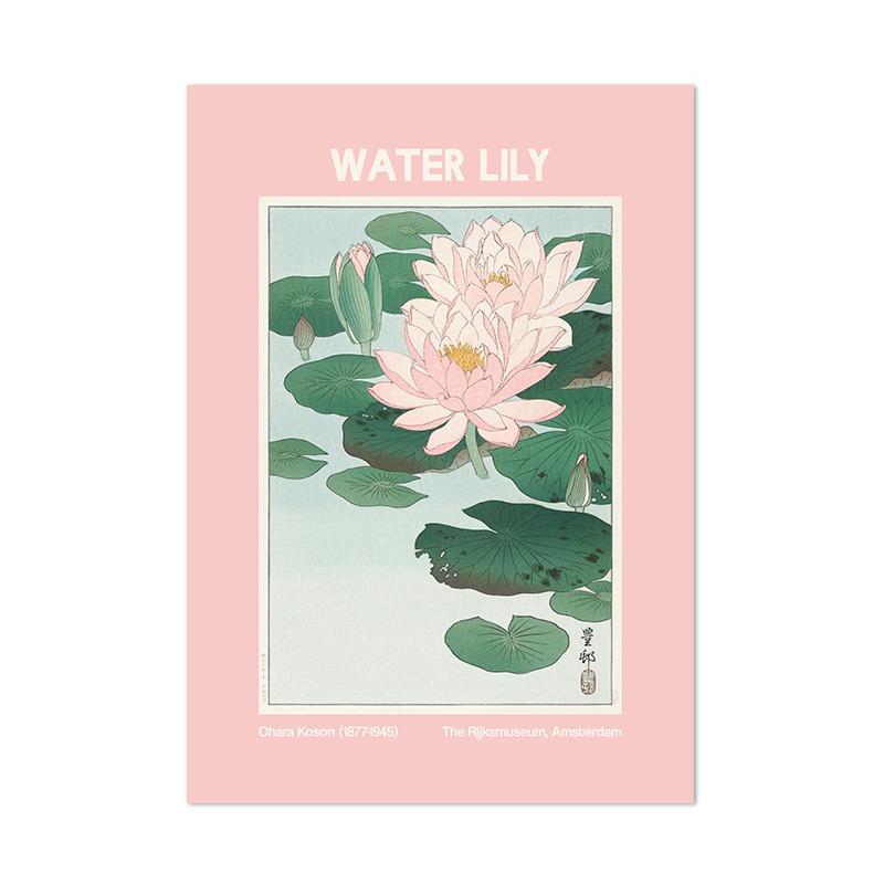 Japanese Oriental Mountain Canvas Print Landscape Monochrome Ink Watercolor Painting Zen Feng Shui Gift Wall Art Picture Decor