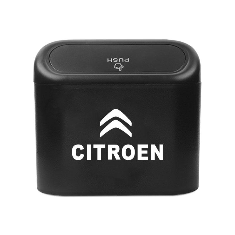 Car Trash Can Storage Box Vehicle Multifunctional Garbage Dust Case For Citroen C1 C2 C3 C4 C5 C6 C8 C4L DS3 DS4 DS6 Accessories anw123