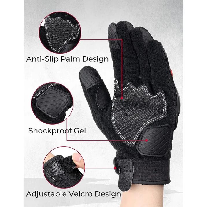 Summer Motorcycle Gloves CE 1KP Riding Gloves Hard Knuckle Touchscreen Motorbike Tactical Gloves For Dirt Bike Motocross ATV UTV