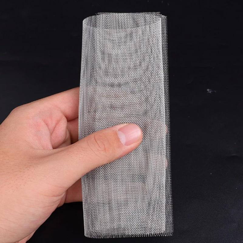 1-5PCS Stainless Steel Filter Mesh Universal Square Metal Filter Mesh Automotive Bumper Crack Repair Automotive Components
