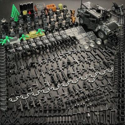 Night Special Forces SWAT Jeep Combination Toy Boy Gift